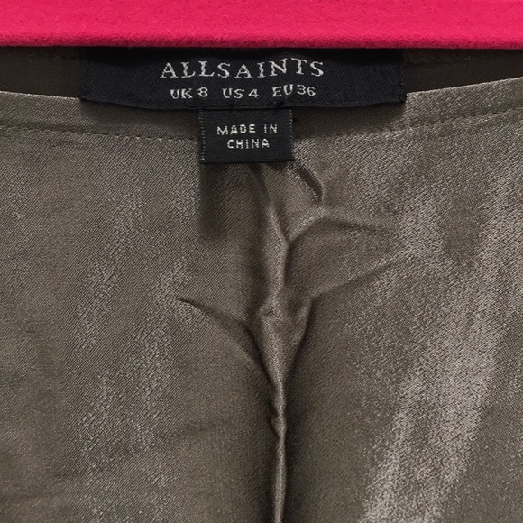 AllSaints Metallic Ela Dress - Picture 11 of 11